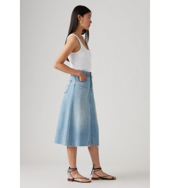 Levi's A-line nederdel med hj talje Decon bl