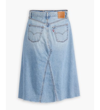 Levi's A-line nederdel med hj talje Decon bl