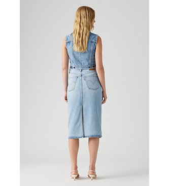 Levi's High Rise Slit skirt blue