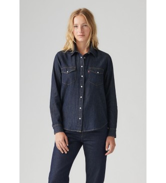 Levi's Kultowa zachodnia koszula w kolorze granatowym