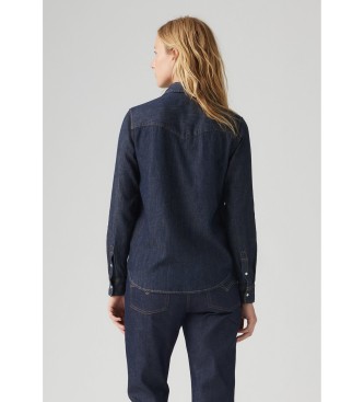 Levi's Kultowa zachodnia koszula w kolorze granatowym
