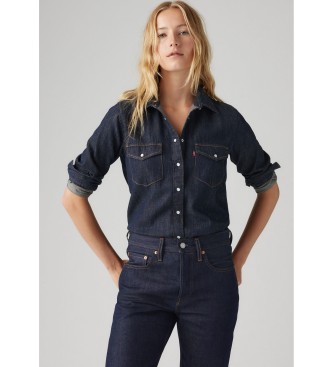 Levi's Kultowa zachodnia koszula w kolorze granatowym