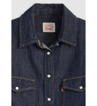 Levi's Kultowa zachodnia koszula w kolorze granatowym