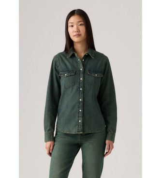 Levi's Camisa Iconic Western azul