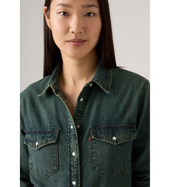 Levi's Camisa Iconic Western azul