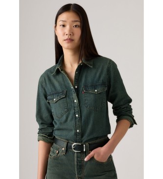 Levi's Camisa Iconic Western azul