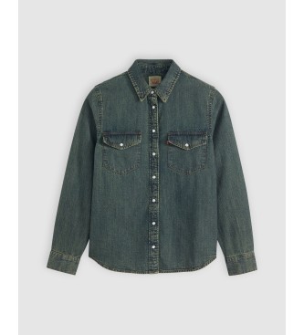 Levi's Camisa Iconic Western azul