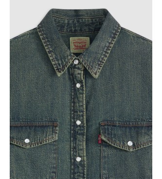 Levi's Camisa Iconic Western azul