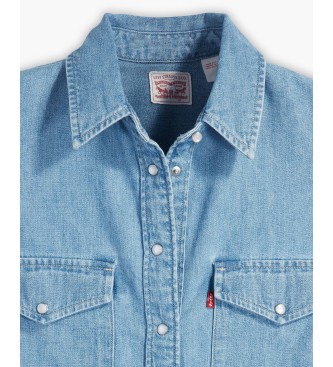 Levi's Iconic Western Cowboy Shirt blue