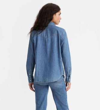Levi's Ikonična majica iz džinsa, modra
