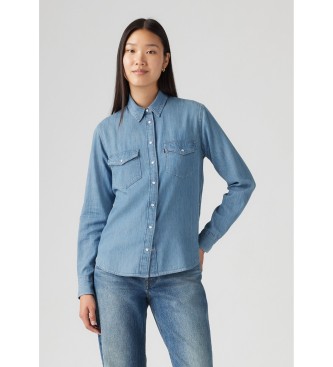 Levi's Ikonisches Westernhemd blau