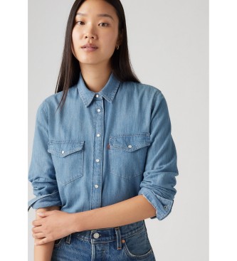 Levi's Ikonisches Westernhemd blau