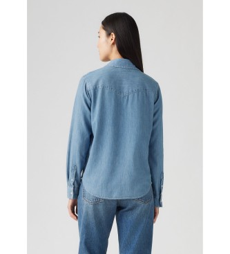 Levi's Ikonisches Westernhemd blau