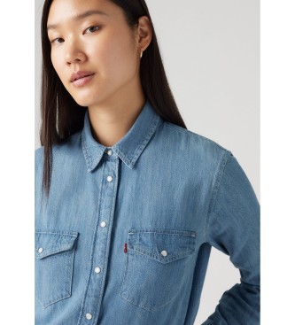 Levi's Ikonisches Westernhemd blau