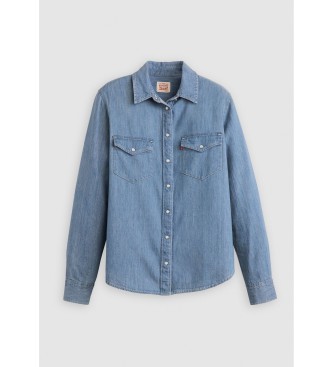 Levi's Ikonisches Westernhemd blau