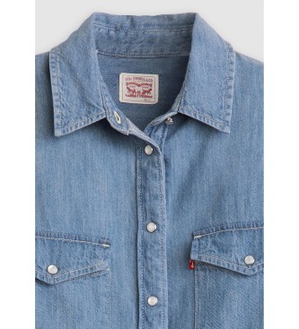 Levi's Ikonisches Westernhemd blau