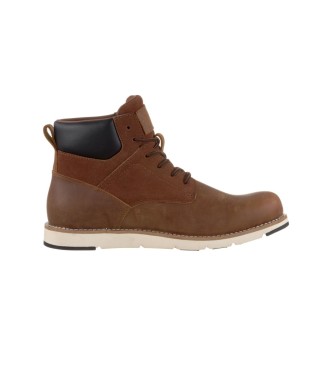 Levi's Jax Plus brown leather ankle boots