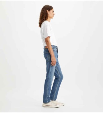 Levi's Jeans 512 Slim Fit Blauw Taps gesneden