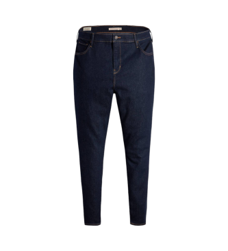 Levi's Super skinny jeans met hoge taille 720 blauw