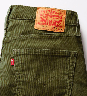 Levi's Calas de ganga 511 Slim verde