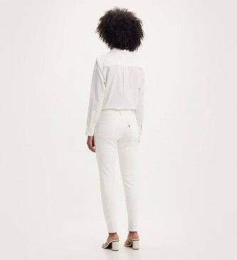 Levi's Jeans 720 Hirise Super Skinny Neutrals white