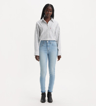 Levi's Dżinsy 721 z wysokim stanem Skinny niebieskie