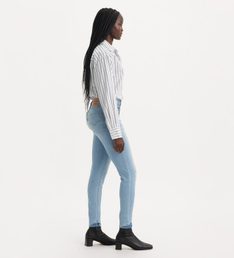 Levi's Dżinsy 721 z wysokim stanem Skinny niebieskie