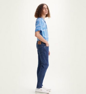 Levi's Calças de ganga skinny cónicas de cintura baixa 512 azul