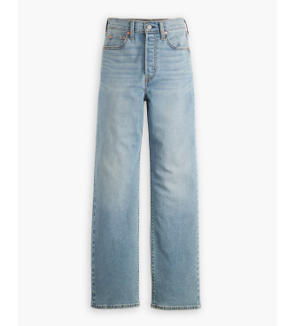 Levi's Blaue Jeans in voller L�nge mit Rippenkorb