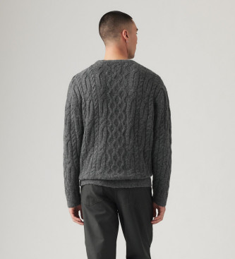 Levi's Battery Crewneck trui grijs