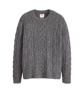 Levi's Battery Crewneck trui grijs