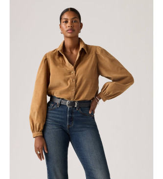 Levi's Brązowa sztruksowa koszula Western Journey
