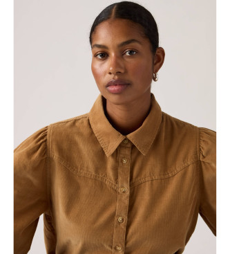 Levi's Brązowa sztruksowa koszula Western Journey