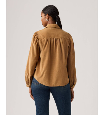 Levi's Brązowa sztruksowa koszula Western Journey