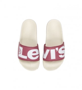 Levi's Flip Flops June L S Pink, White