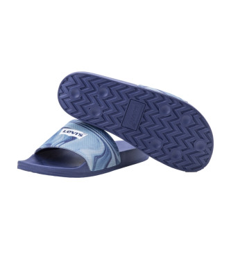 Levi's Flip flops June Stamps blue