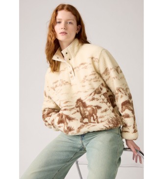 Levi's Kasey Sherpa beige fleece