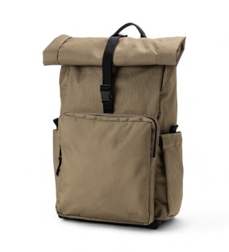 Levi's Brown Roll-Top Backpack