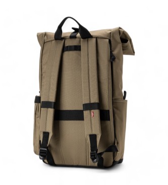 Levi's Brown Roll-Top Backpack