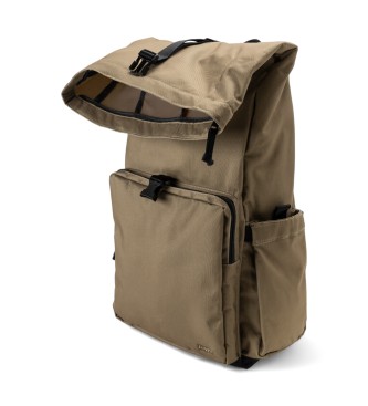 Levi's Brown Roll-Top Backpack