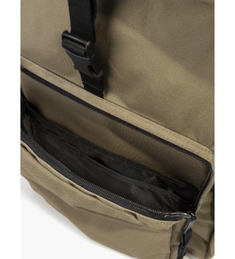 Levi's Brown Roll-Top Backpack