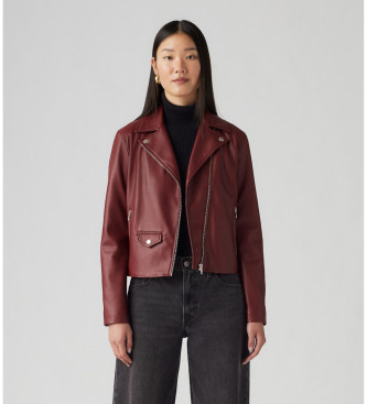 Levi's Jacket Lelou Moto maroon