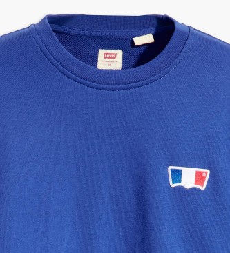 Levi's Oryginalna bluza Housemark w kolorze niebieskim