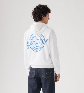 Levi's Original Housemark Paris sweatshirt vit