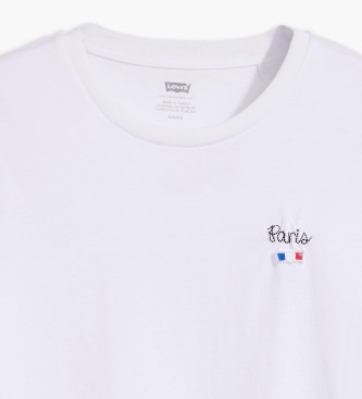 Levi's T-shirt The Perfect Paris bianca