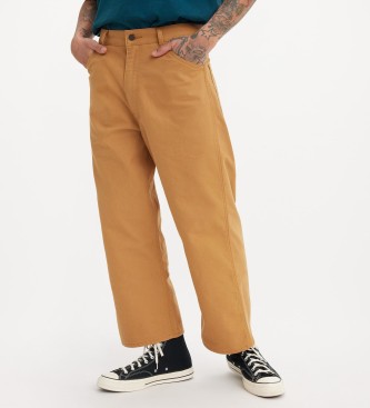 Levi's Skateboarding Cropped cargo trousers mustard