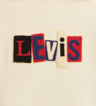 Levi's Skateboarding sweatshirt i beige