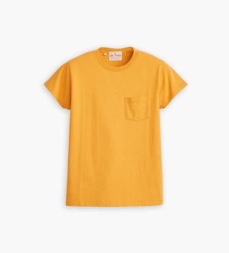 Levi's Vintage 50-tals gul sport T-shirt