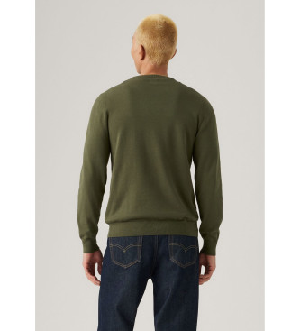 Levi's Housemark lightweight green jumper
