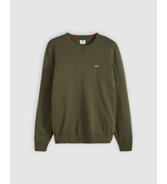 Levi's Housemark lightweight green jumper